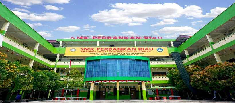 Gedung Utama SMK Perbankan Riau